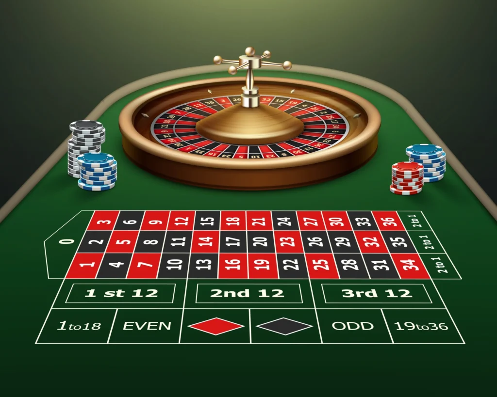 Ilustrasi tips menang live casino dengan pemain profesional, strategi permainan, dan manajemen modal yang tepat